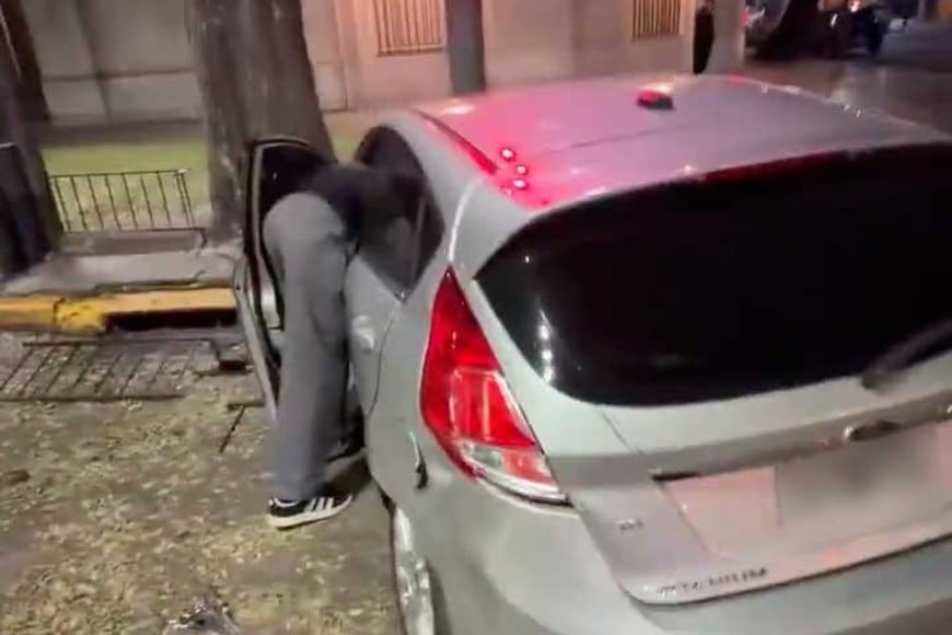 El otro vehículo involucrado.