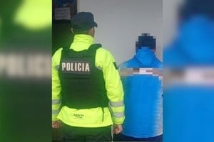El hombre detenido llevaba la droga en su mochila. Foto: El Litoral
