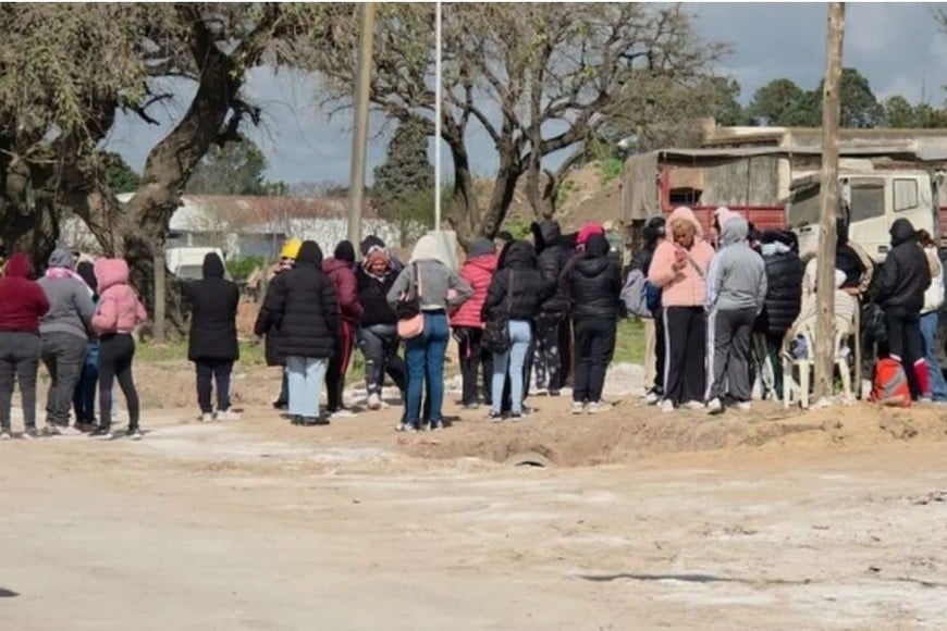 protesta familiares de presos en Recreo
