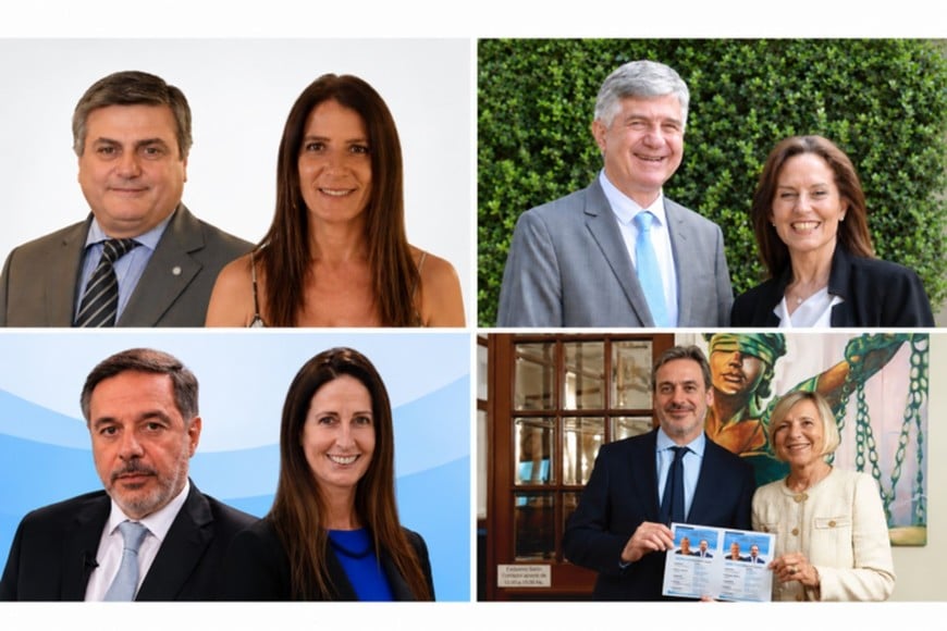 Marcelo Gallo Tagle y Rocío Alcalá (Lista Bordó), Juan Manuel Culotta y Magdalena “Maggie” Laiño (Compromiso Judicial) y las dos nóminas de la lista Celeste: Walter Venditti y Paula Andrea Castro, Gabriela Vázquez y Alejo Ramos Padilla; la interna de los jueces.
Redes sociales