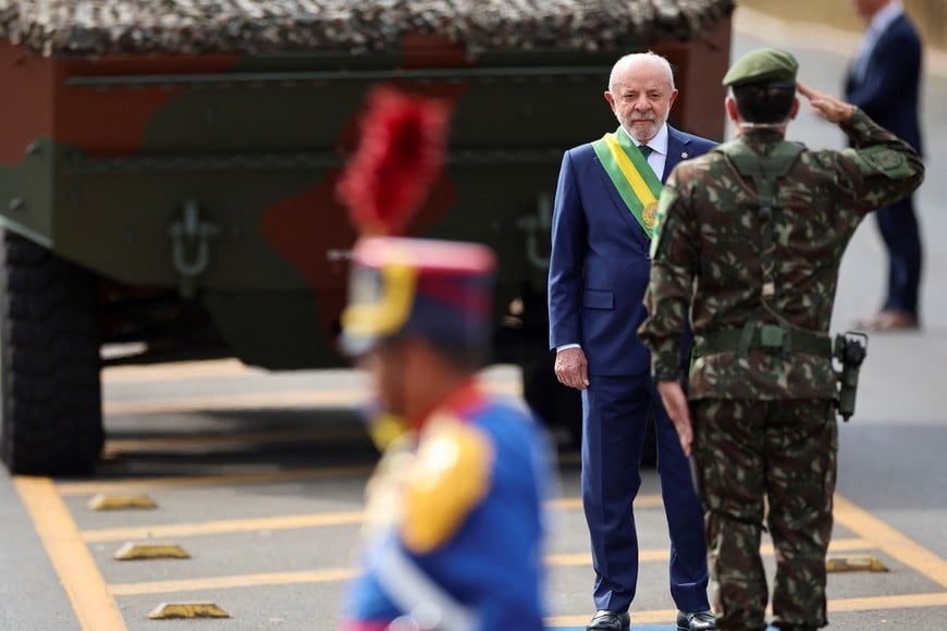 Brazil's President Luiz Inacio Lula da Silva attends the Independence Day parade in Brasilia, Brazil, September 7, 2026. REUTERS/Adriano Machado