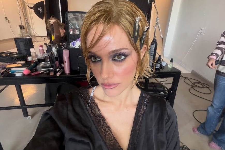 Sabatini mostró parte del proceso detrás de su transformación.