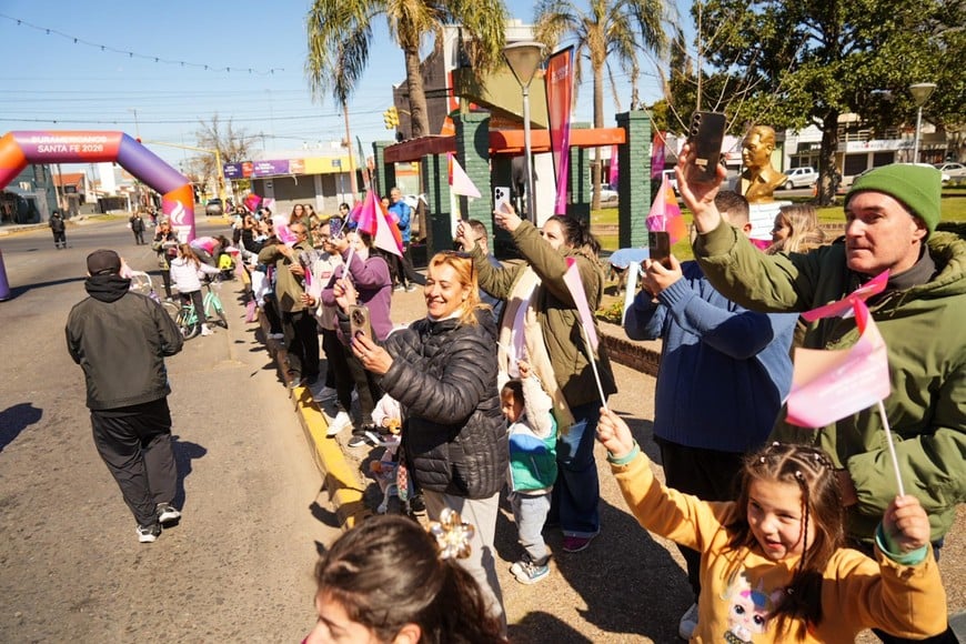 La Plaza a la Madre recibió el cierre del paso de la Antorcha.