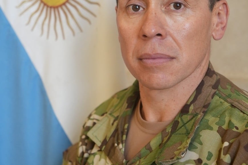 Sargento primero Diego Alegre, montañista santafesino.