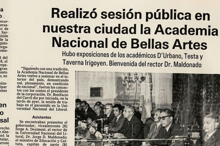 Recorte de El Litoral de septiembre de 1979. Foto: Archivo