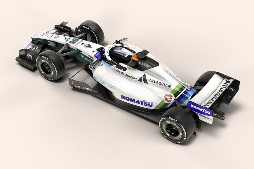 El diseño homenajea al Williams que condujeron Carlos Reutemann y Alan Jones durante la temporada 1981 de la Fórmula 1.