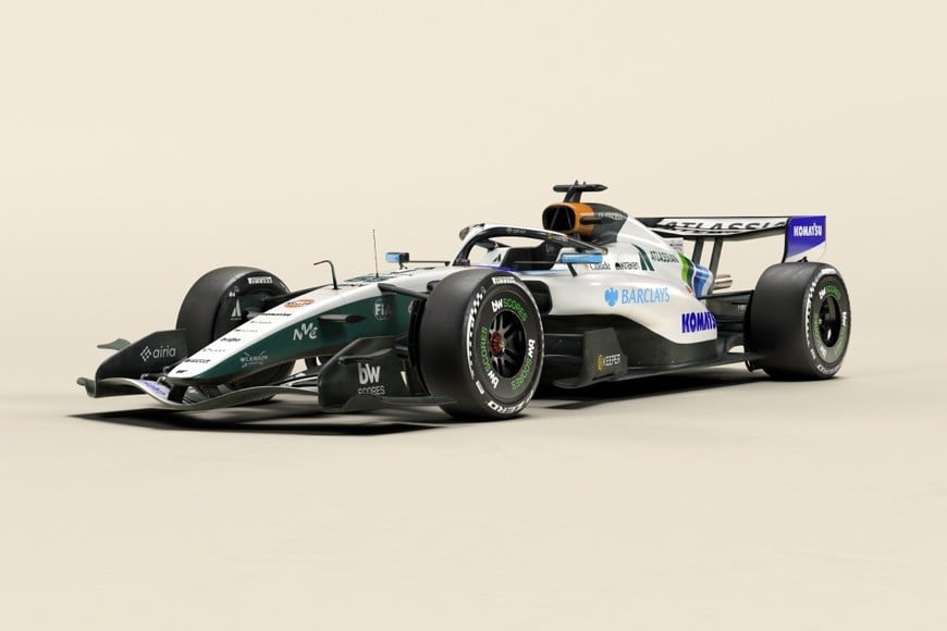 El diseño homenajea al Williams que condujeron Carlos Reutemann y Alan Jones durante la temporada 1981 de la Fórmula 1.