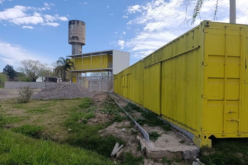 El obrador permanece detenido y es otro de los reclamos de los vecinos del barrio.
