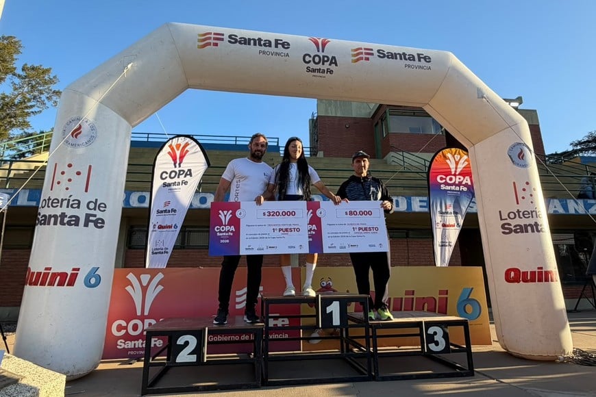 Martina Aquino fue la ganadora entre las Damas Juniors Élite en la jornada disputada en Esperanza.