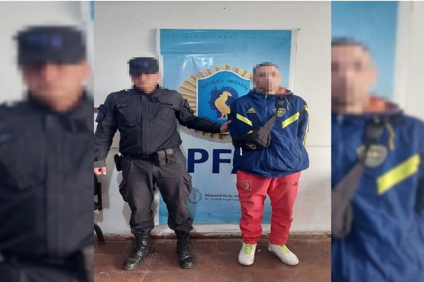 Policía Federal detienen a un prófugo en la terminal de ómnibus