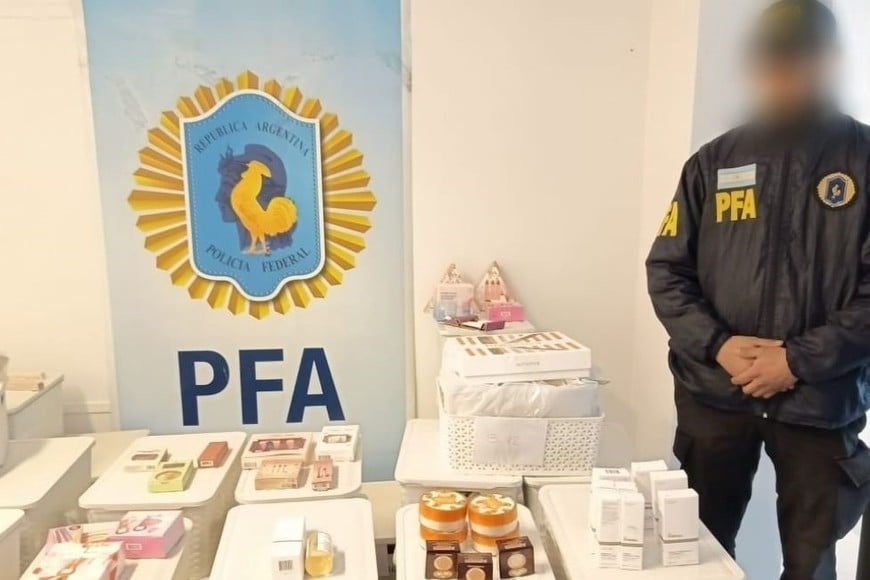 Parte de los artículos incautados. Foto: PFA
