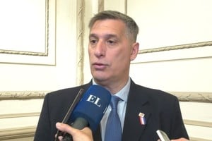 Pablo Olivares, ministro de Economía de Santa Fe, este martes con CyD Litoral. Crédito: El Litoral