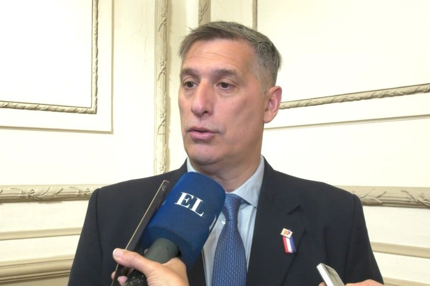 Pablo Olivares, ministro de Economía de Santa Fe, este martes con CyD Litoral. Crédito: El Litoral
