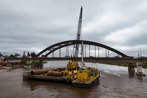 La medida ocurre en el marco del avance de la obra del nuevo enlace vial.