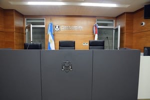 La audiencia se realizó en la Sala 7 del Anexo de Tribunales. Foto: Guillermo Di Salvatore 