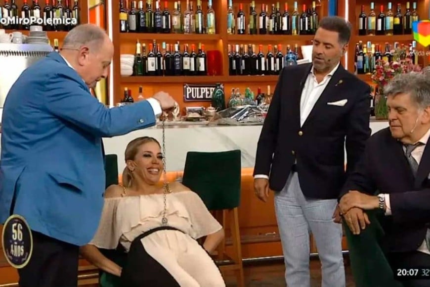 Gallardo compartió staff en la TV con Chiche.