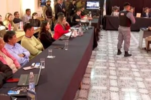 El acusado reconstruyó su labor en la investigación.