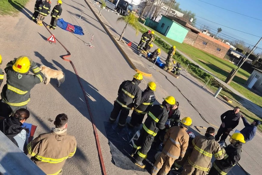 La capacitación permanente constituye uno de los pilares fundamentales del trabajo de los bomberos voluntarios y brigadistas
