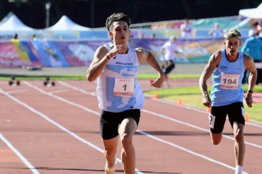 Mondino buscará una medalla en la renovada pista del CARD de Santa Fe.