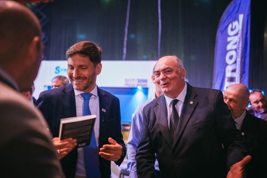 Javier Martín y Pullaro: hay diálogo entre industriales y gobierno de Santa Fe.