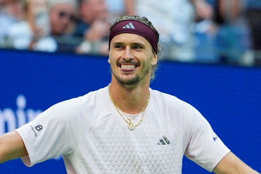Tennis - U.S. Open - Flushing Meadows, New York, United States - September 11, 2026
Germany's Alexander Zverev celebrates after winning his semi final match against Russia's Karen Khachanov REUTERS/Eduardo Munoz TPX IMAGES OF THE DAY