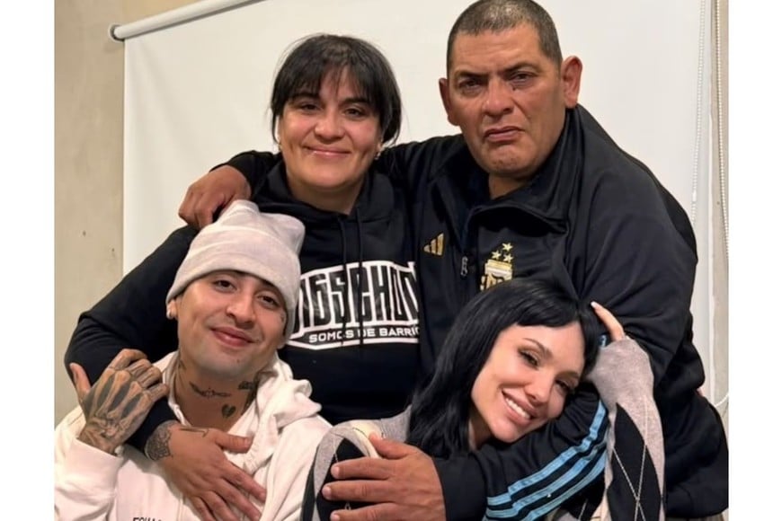 El encuentro tuvo lugar en la casa de la mamá de El Noba.