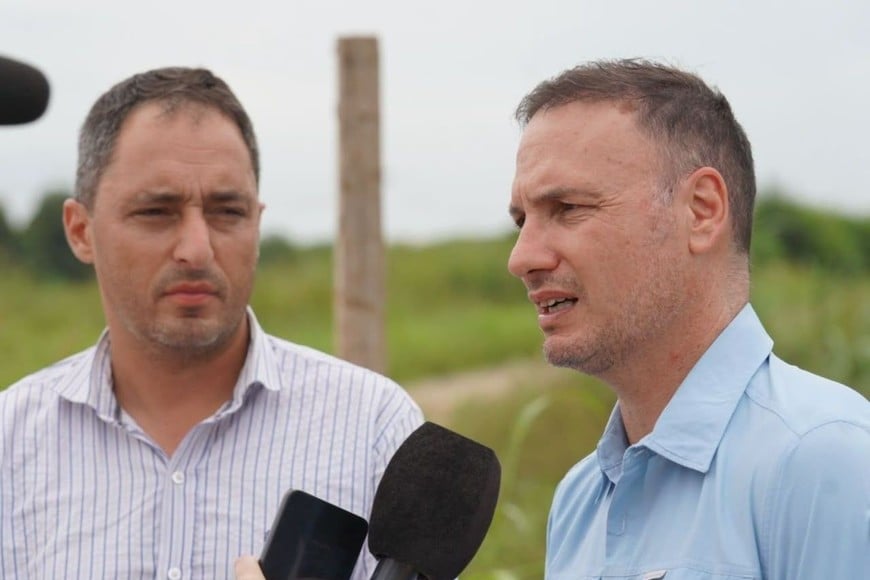 Ministro de Obras Públicas de la Provincia, Lisandro Enrico. Crédito: Gobierno de Santa Fe