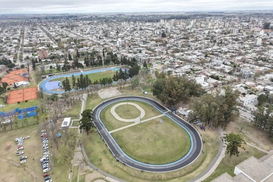 Con el velódromo, empiezan a culminar las obras en el Parque Municipal General Belgrano.