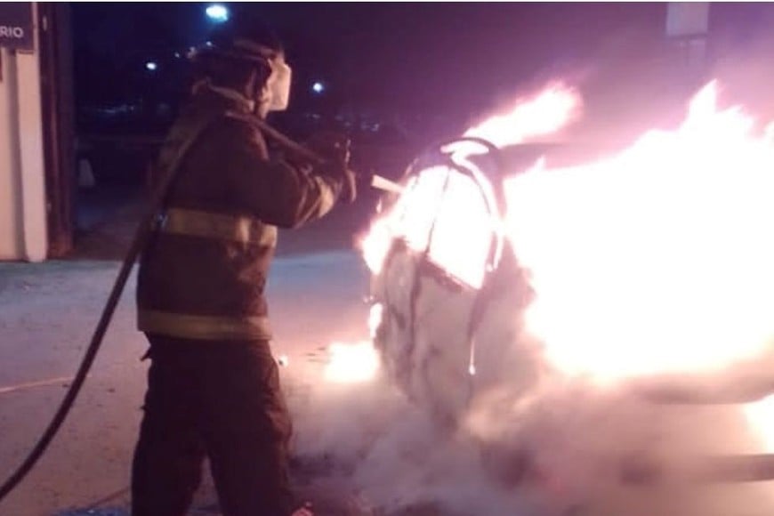 vehículos incendiados quemacoches