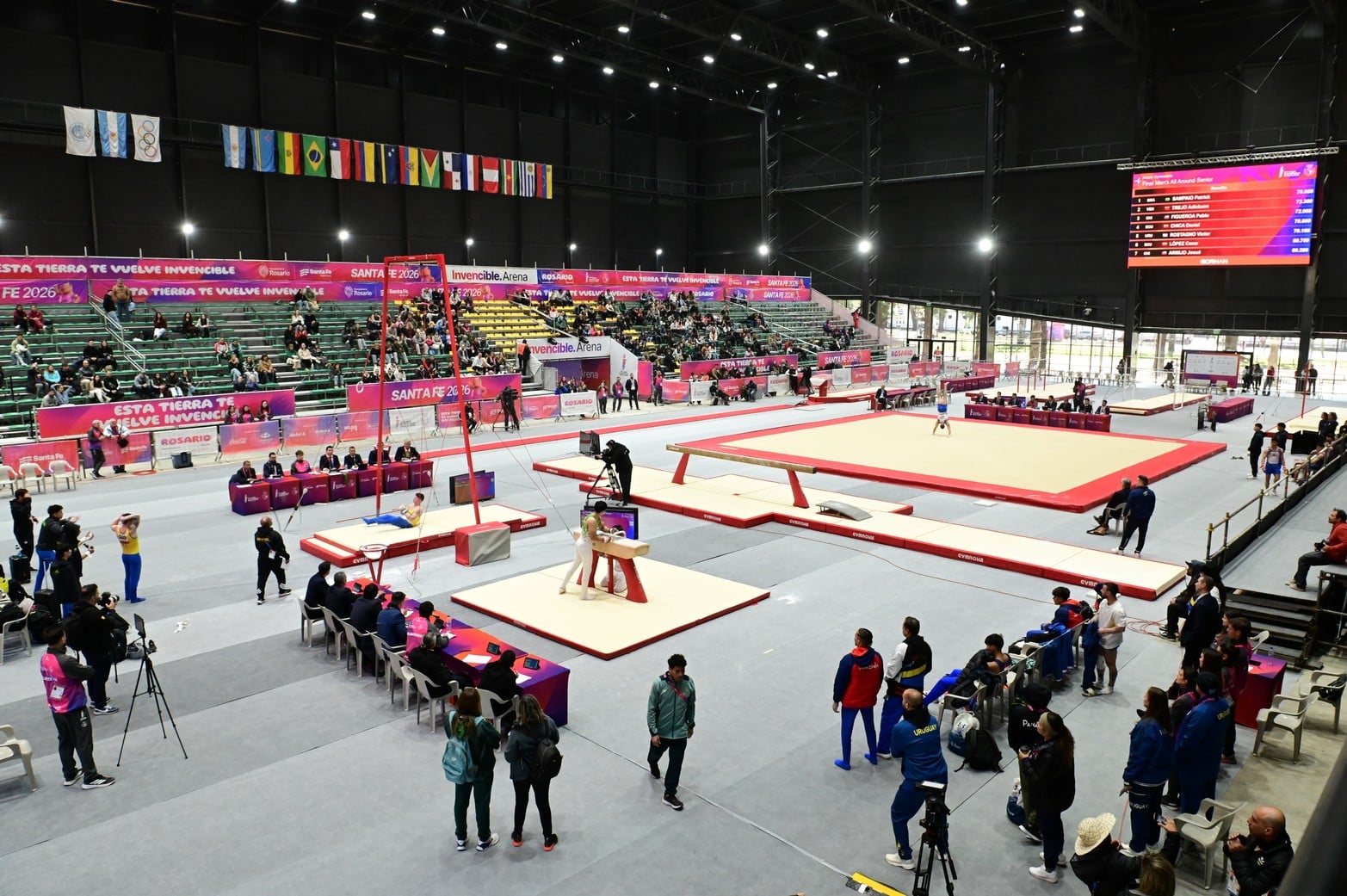 Segunda jornada de los Juegos Suramericanos 2026.