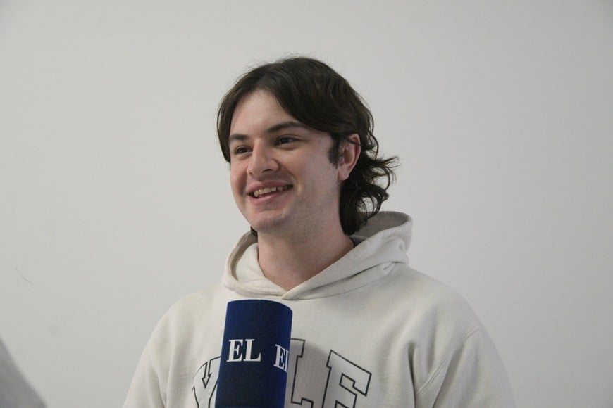 Franco sigue Ciencias Médicas y prepara alumnos para el ingreso a esa carrera. Manuel Fabatía