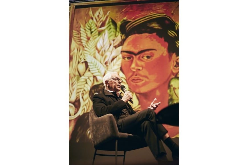 Constantini durante la presentación de "Viva Frida". Foto: Gentileza Malba
