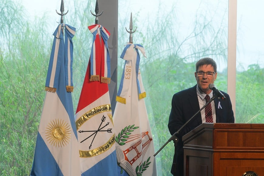 Goity pidió sostener el financiamiento nacional de la educación, pero con una condición: “Exigir resultados”. Foto: Guillermo Di Salvatore