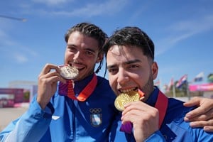 Los atletas argentinos celebraron una jornada destacada en los Juegos.