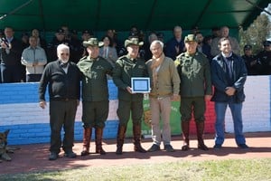 Santa Felicia fue sede del acto por los 65 años de la Guardia Rural Los Pumas