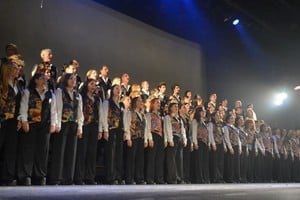 Los vocalistas del ensamble llegan a Santa Fe. Foto: Gentileza producción