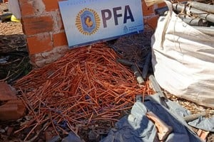 La investigación comenzó por reiterados robos de cable.