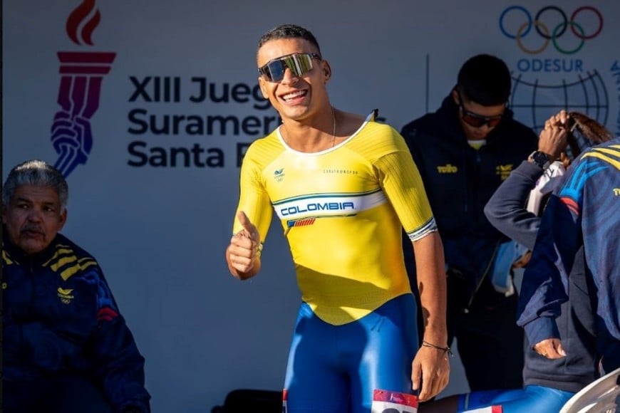 Colombia mostró toda su potencia en las finales de los 1000 metros sprint disputadas en Rosario.