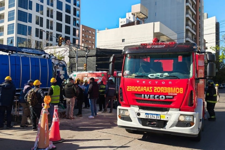 rescate hombre caído en un pozo