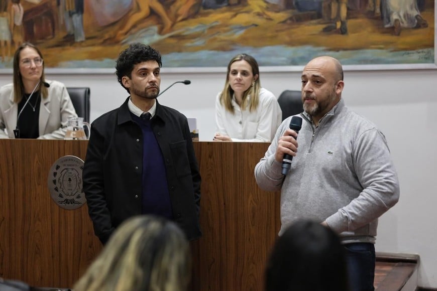 El presidente del Concejo, Sergio Basile, dio la bienvenida a los asistentes. Gentileza