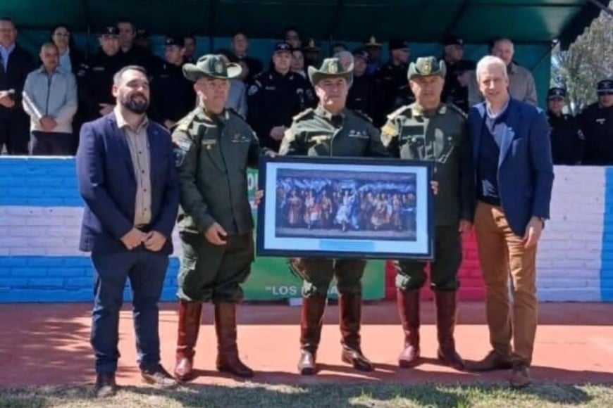 Santa Felicia fue sede del acto por los 65 años de la Guardia Rural Los Pumas