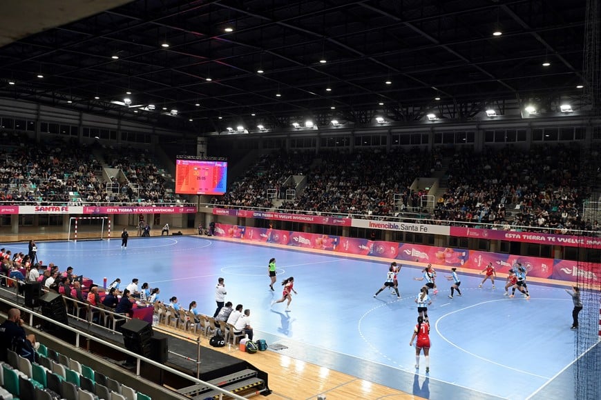 Handball femenino: Argentina venció a Colombia en los JJSS 2026.