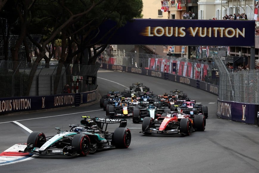 Formula One F1 - Monaco Grand Prix - Circuit de Monaco, Monaco - June 7, 2026
Mercedes' Andrea Kimi Antonelli in action during the race REUTERS/Jakub Porzycki TPX IMAGES OF THE DAY