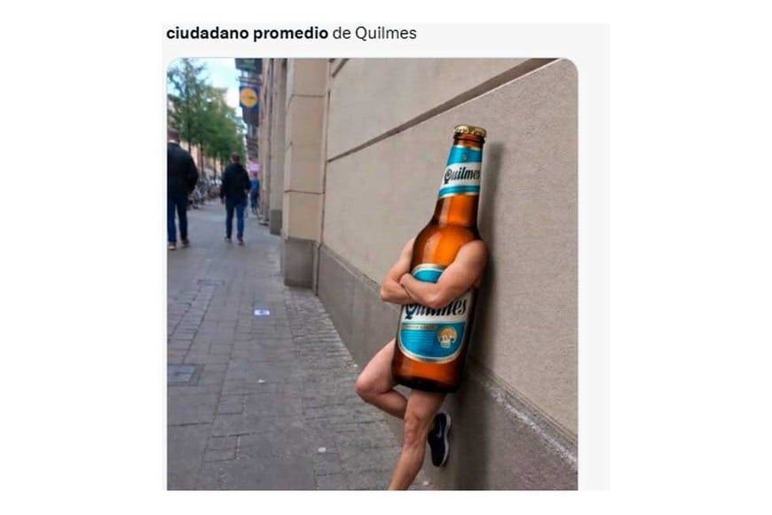 La típica cerveza bonaerense.
