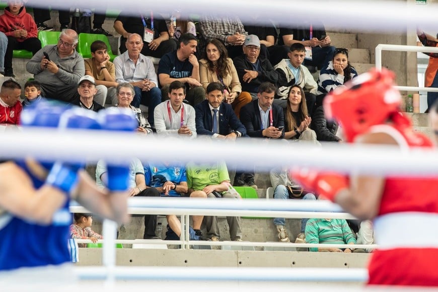 Pullaro pasó por Rafaela por los Juegos Suramericanos en Rafaela.