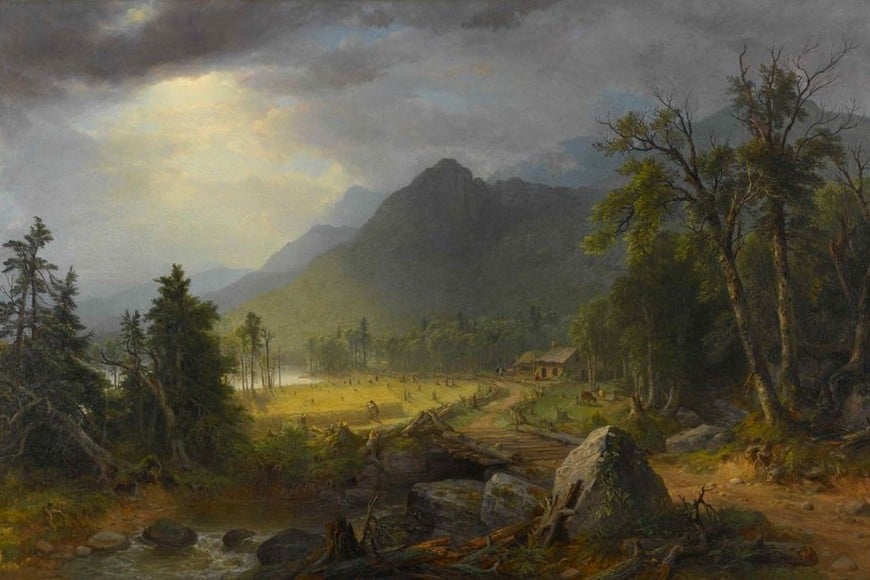 "The First Harvest in the Wilderness". Foto: Museo Brooklyn