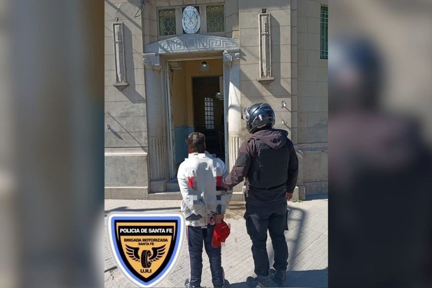 El hombre fue denunciado porque generaba molestias a automovilistas. Foto: El Litoral