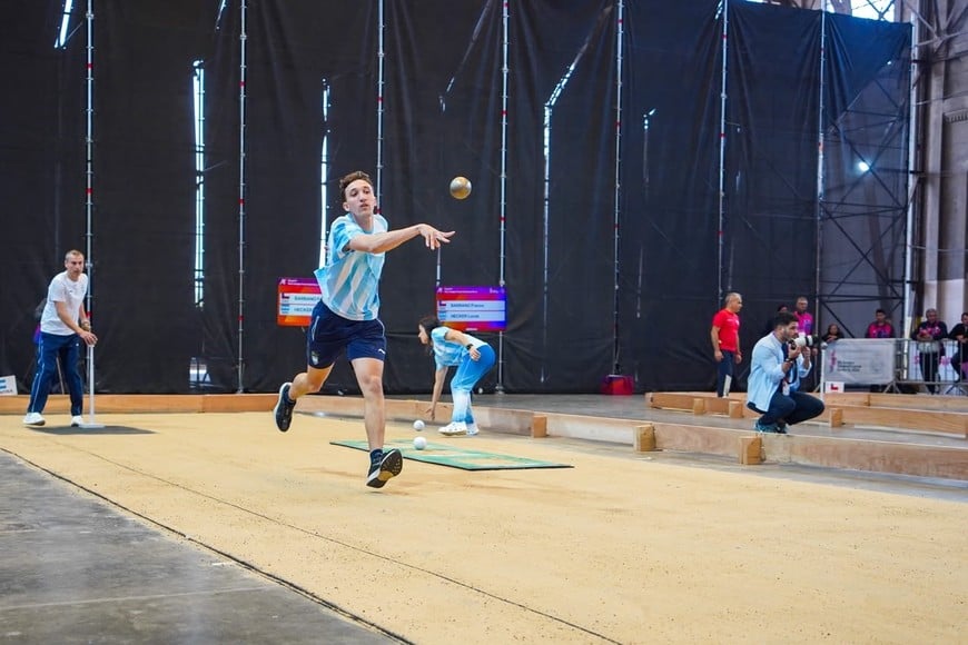 El argentino Lucas Hecker consiguió la medalla de plata. Crédito: Fernando Nicola.