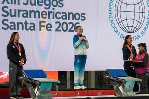 Excelente performance de la joven argentina. Prensa Suramericanos 2026