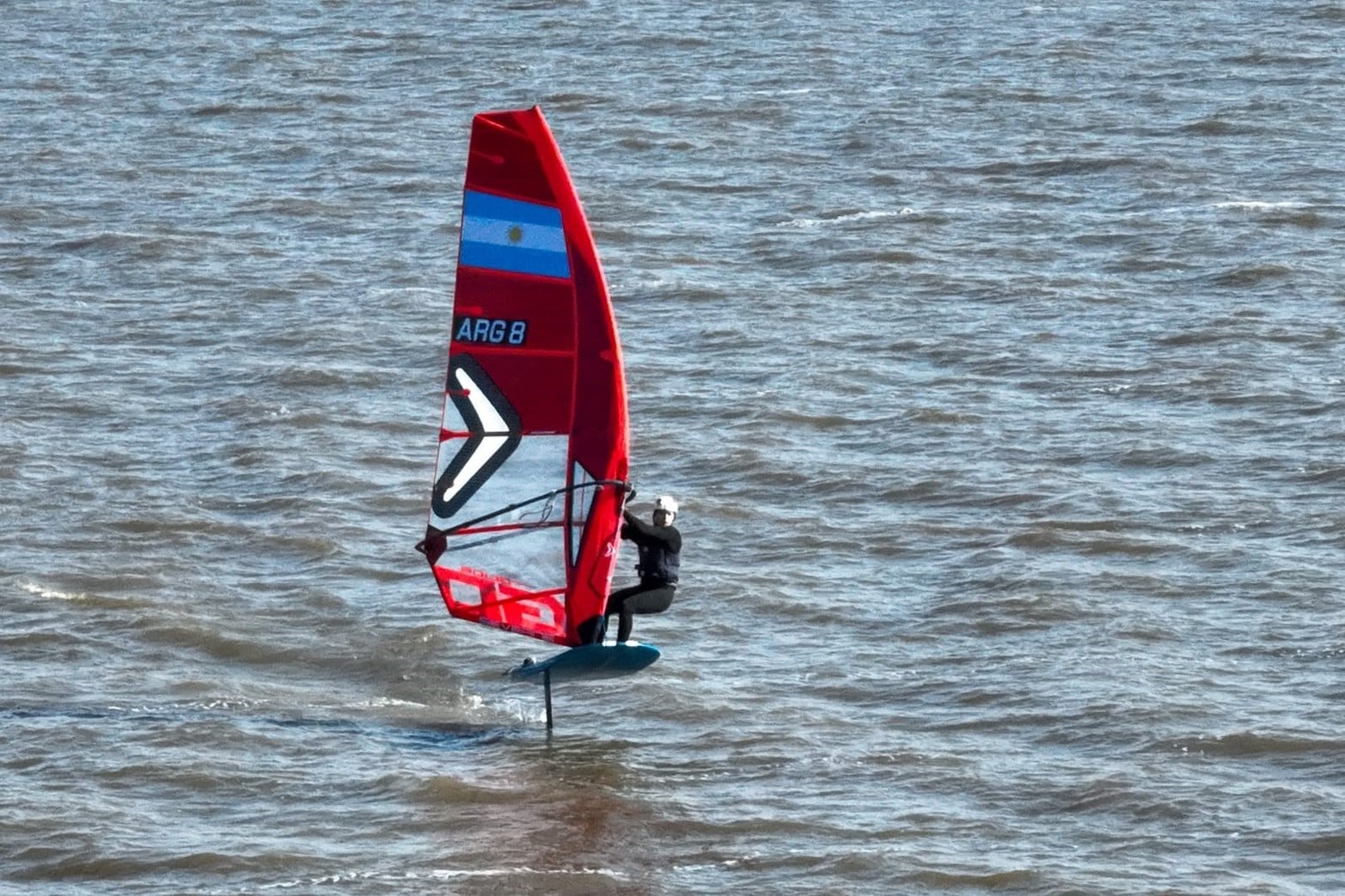 La laguna de Santa Fe permite hacer tranquilamente cualquier regata